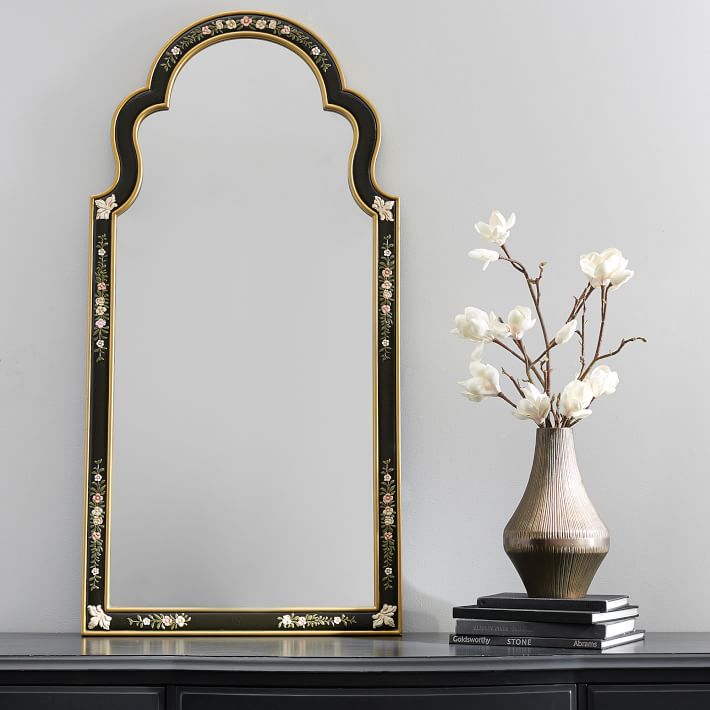 Elaborate Arched Mirror