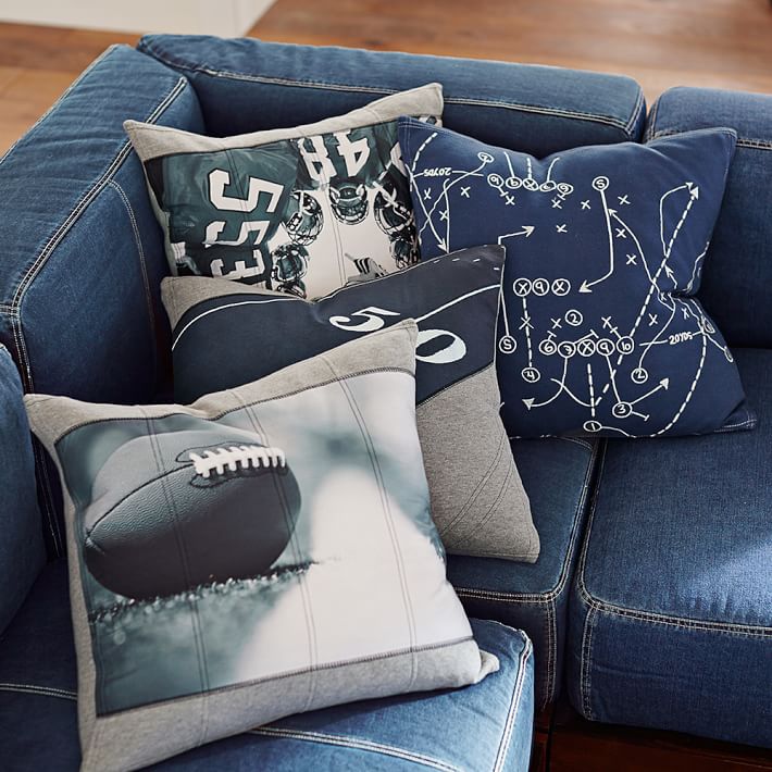Football Photoreal Pillow Cover
