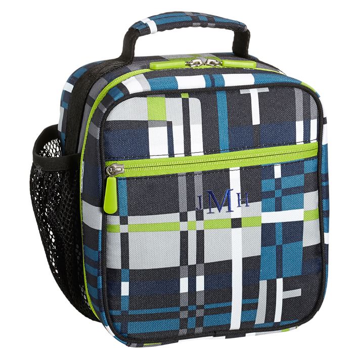 Gear-Up Digi Plaid Classic Lunch With Mesh Side Pocket