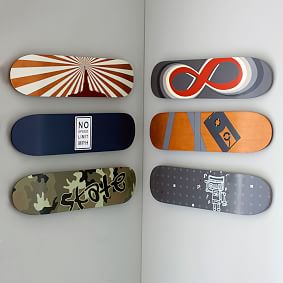 Skateboard Wall Art Set –