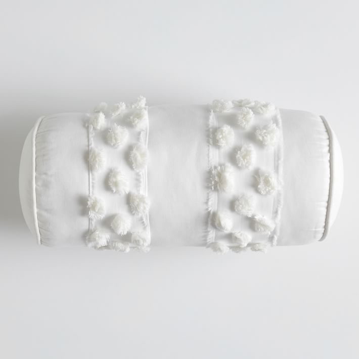 Pretty Pom Bolster Pillow Teen Throw Pillow Pottery Barn Teen