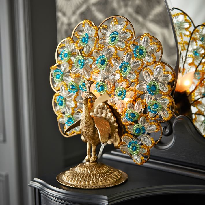 Anna Sui Peacock Table Lamp