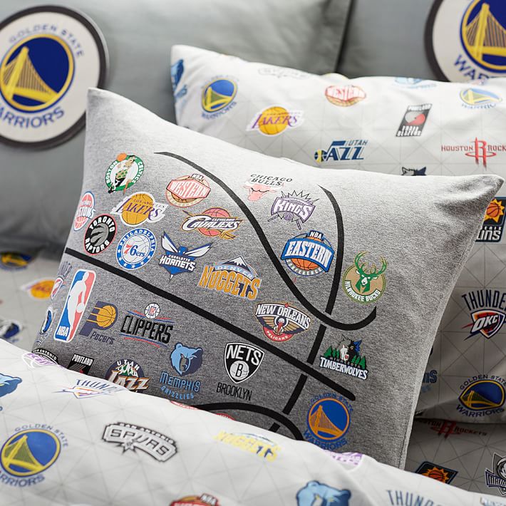 LV & NBA Letter Pillow