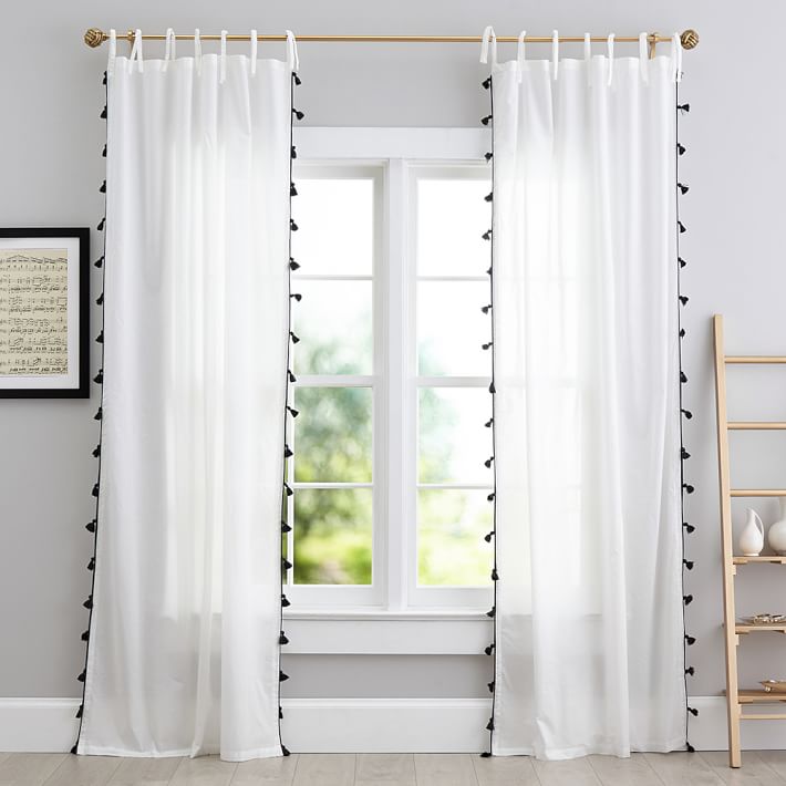 The Emily &amp; Meritt Tassel Sheer Curtain