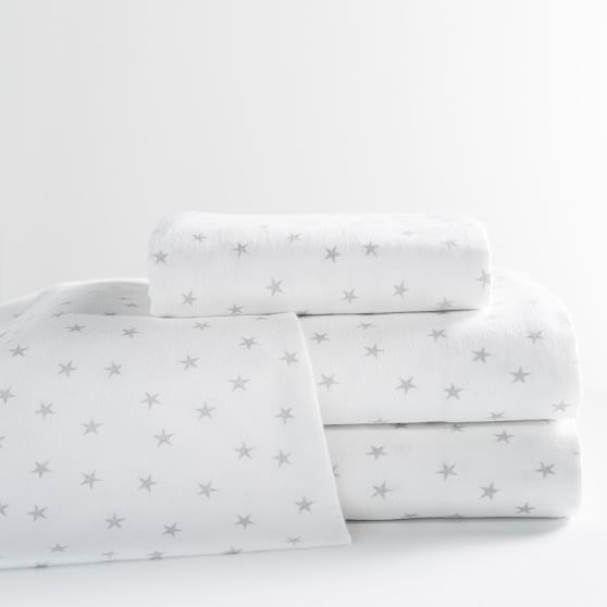 Starry Skies Flannel Girls Sheets Pottery Barn Teen