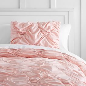 Pottery barn pink outlet bedding