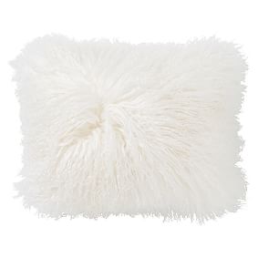 Mongolian Fur Dorm Pillow Pottery Barn Teen