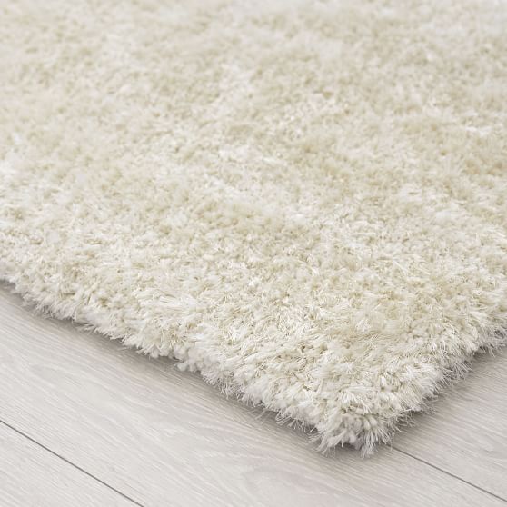 Ivory Performance Shimmer Shag Rug | Teen Rug | Pottery Barn Teen