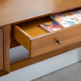 west elm x pbt Mid-Century Desk | Pottery Barn Teen