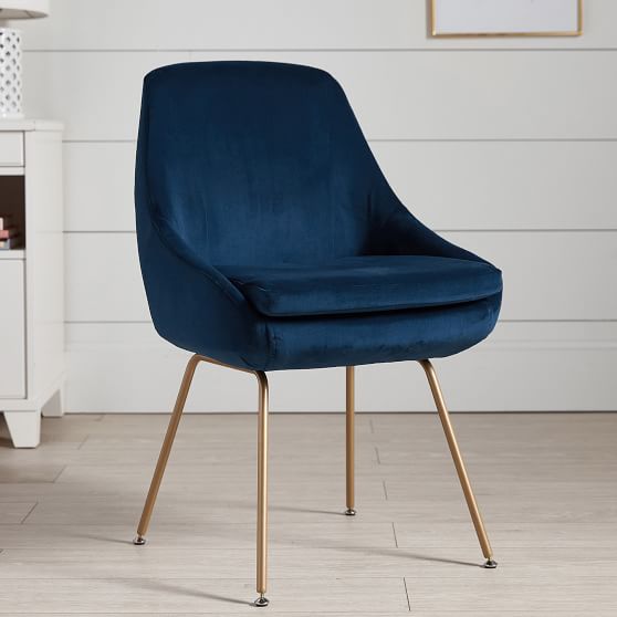 Velvet Mathis Stationary Desk Chair | Pottery Barn Teen