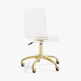 Modern and Chic Clear Acrylic Vanity Chair - Shop Now