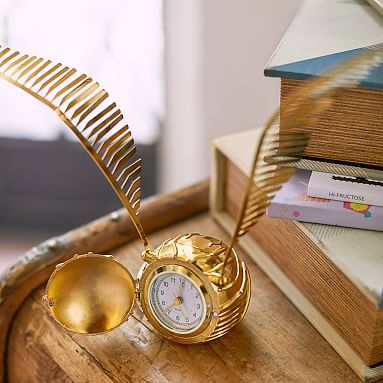 HARRY POTTER™ GOLDEN SNITCH™ Clock | Tech Accessory | Pottery Barn