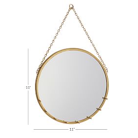 Lena Wall Mounted Mirror | Dorm Jewelry Storage | Pottery Barn Teen