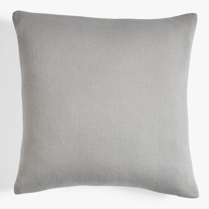 Set of Organic Extra Thin Pillow and Organic Case, Artisan Handmade  (Fabric: Organic Cotton, Filling: Organic Cotton 100% 300g) 17 x 25 in (43  x 63