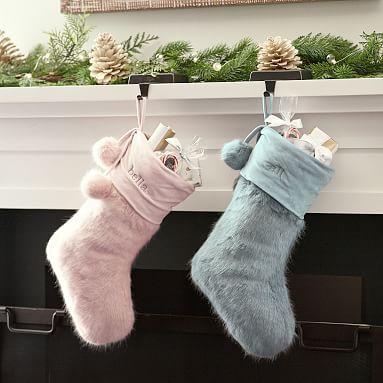 Faux deals fur stockings