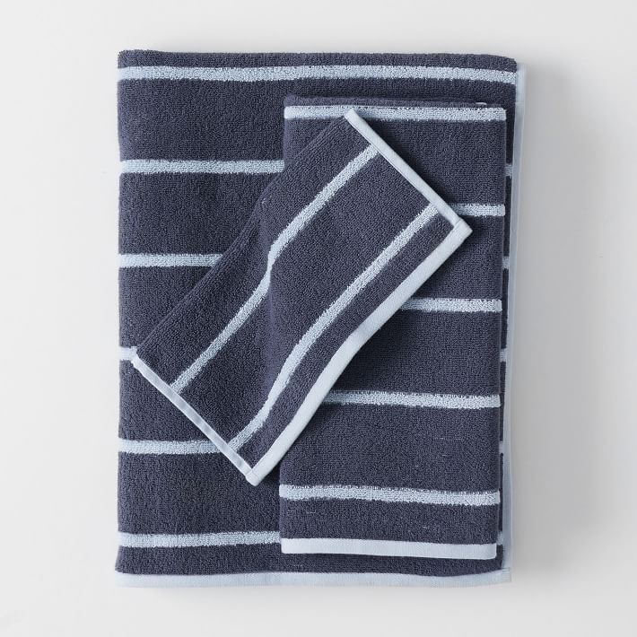 Quick-Dry Organic Striped Towels