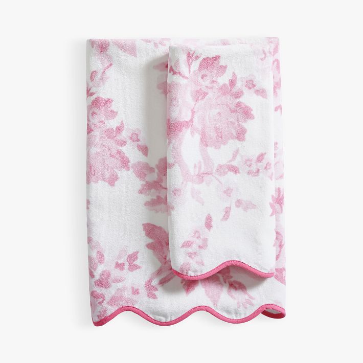 LoveShackFancy Garden Damask Towels | Pottery Barn Teen