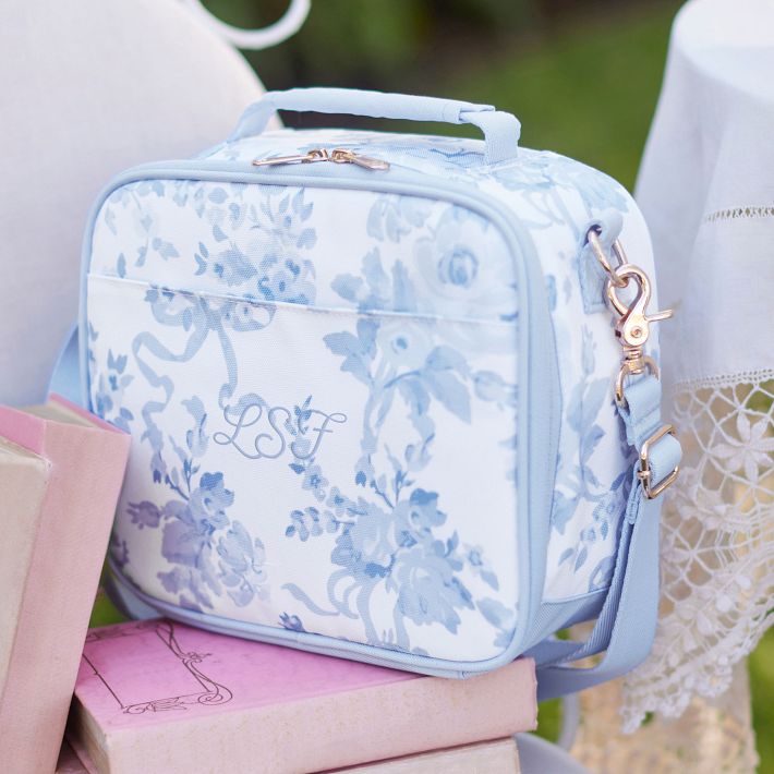 Mackenzie Pink Field Floral Lunch Boxes