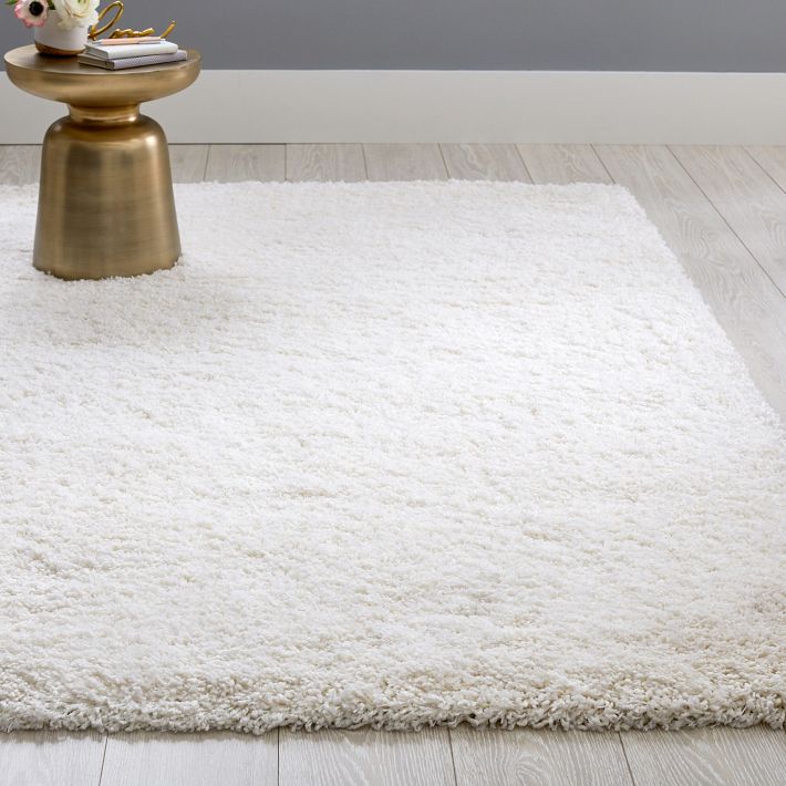 Luxe Shag Performance Rug - Ivory