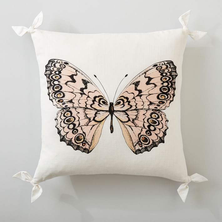 Emily &amp; Meritt Antique Butterfly Pillow Cover