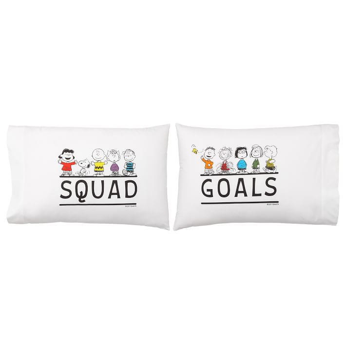 Peanuts&#174; Squad Goals Pillowcases