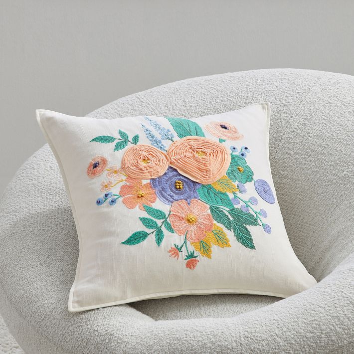 Flower Knot Soft Cotton Knit Pillows