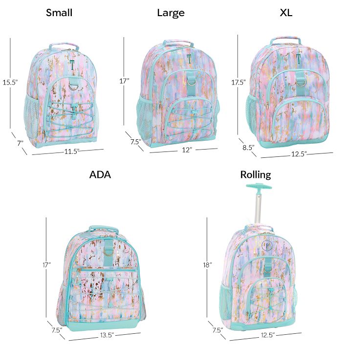 Artsy Backpack and Cold Pack Lunch Box Bundle, Set of 3