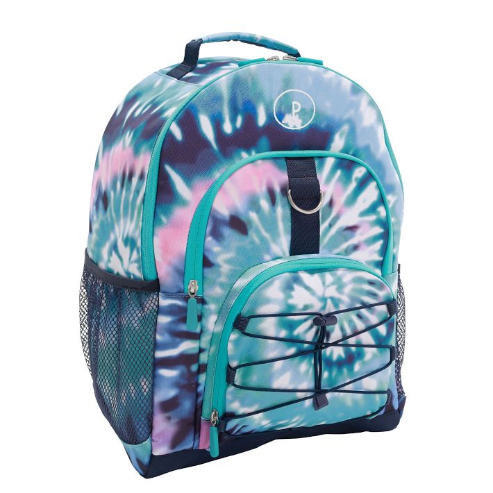  Kids Backpack and Lunch Box Set with a Bento Box (Pastel Tie  Dye)