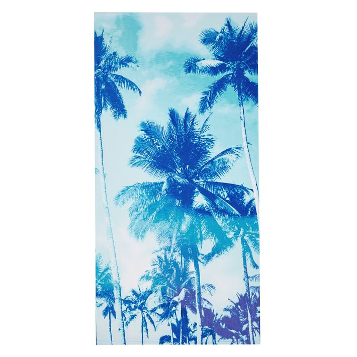 Palm Cool Beach Towel | Pottery Barn Teen