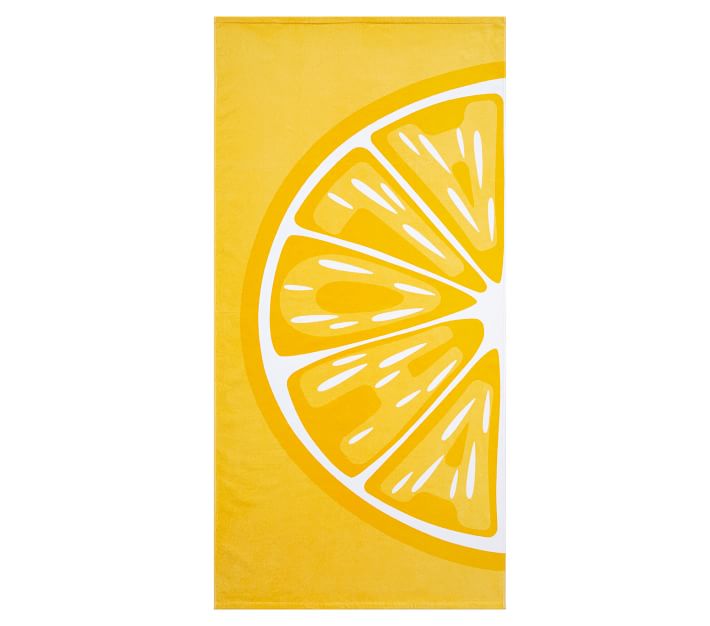 Aloha Lemon Beach Towel Pottery Barn Teen
