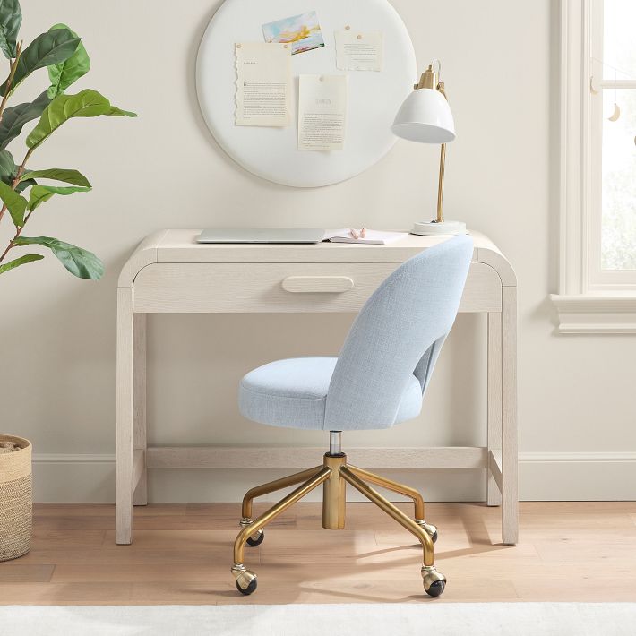 Clio Rounded Desk Pottery Barn Teen