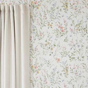 Alana Floral Wallpaper | Pottery Barn Teen