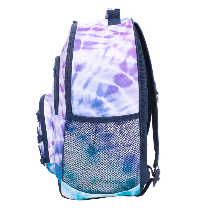 Purple Navy Laguna Tie-Dye Backpack & Lunch Box Bundle