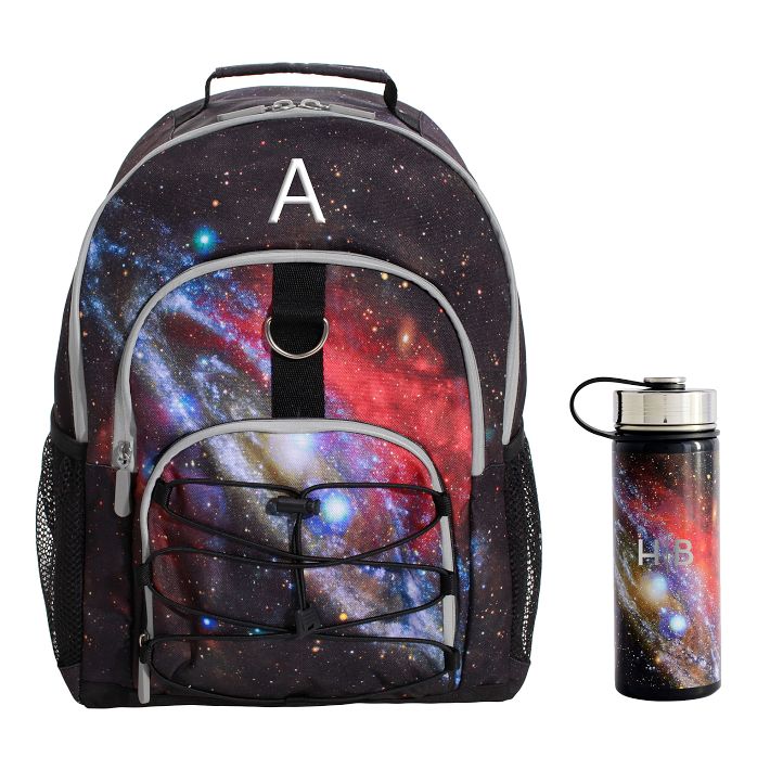 Intergalactic Backpack and Slim Water Bottle Bundle