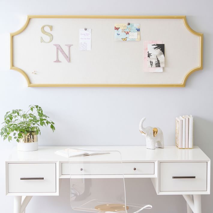 Full Length Scallop Pinboard | Pottery Barn Teen Full Length Scallop Pinboard | Pottery Barn Teen
