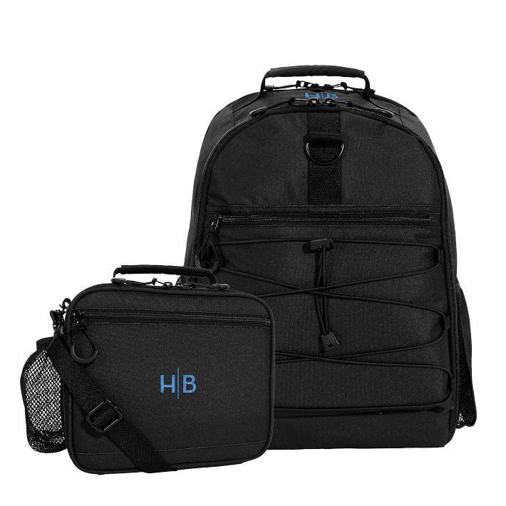 Black Adaptive Backpack and Adaptive Lunch Bundle