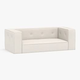 Piped Cushy Complete Loveseat
