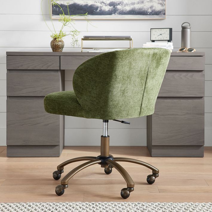 Fallbrook Olive Desk Chair, Fine Furniture