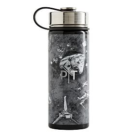 Star Wars: The Mandalorian Stainless Steel Water Bottle with Built
