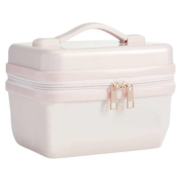 Sleepover Blush HardSided Cosmetic Case Pottery Barn Teen
