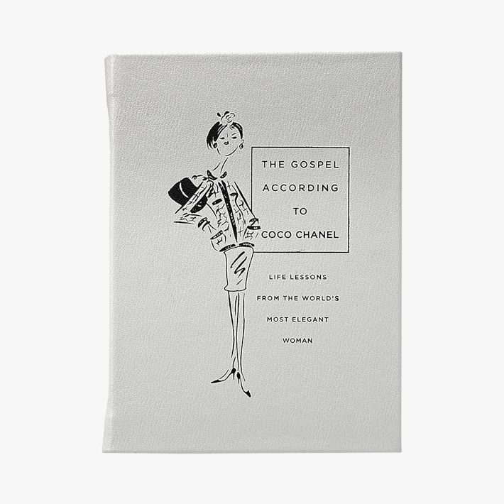 The Gospel According to Coco Chanel Leather-Bound Book