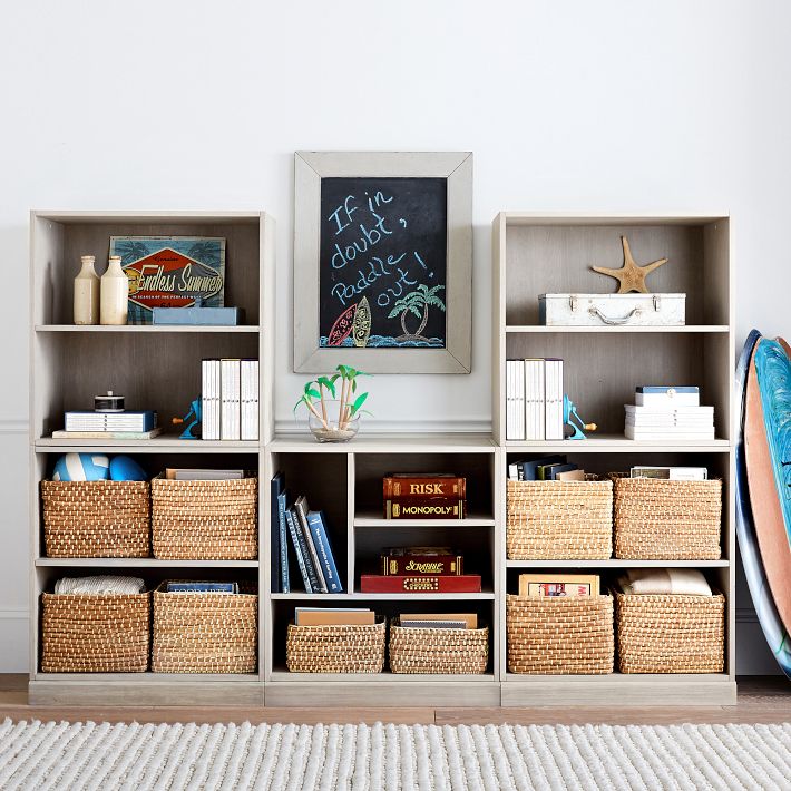 Stack Me Up Mini Fridge Storage & Cubby Bookcase Set