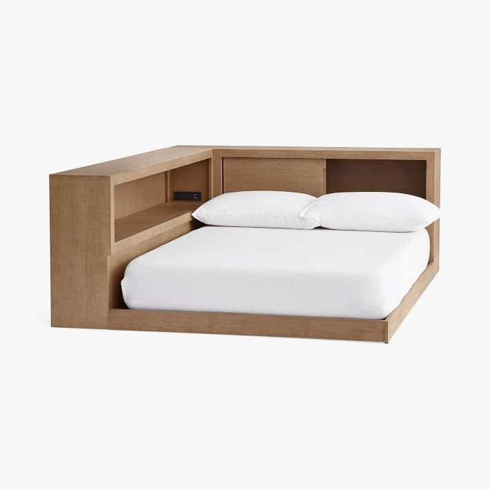 Corner bed outlet frame queen