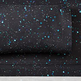 Pillow Cover Backdrop (Baby Blue Sequin) - PB Backdrops