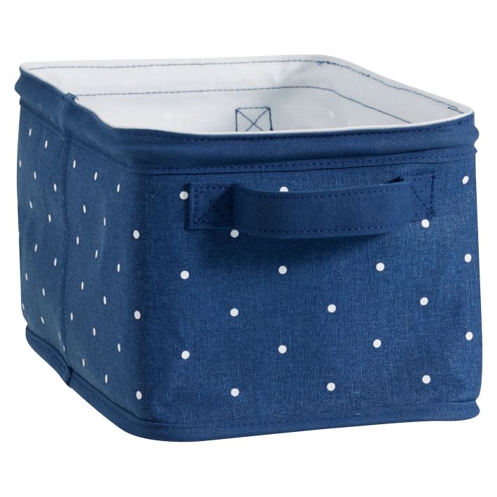 Store-It Canvas Bin Collection, Pin Dot