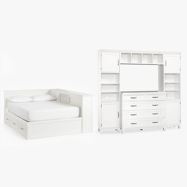 Hampton corner storage deals bed