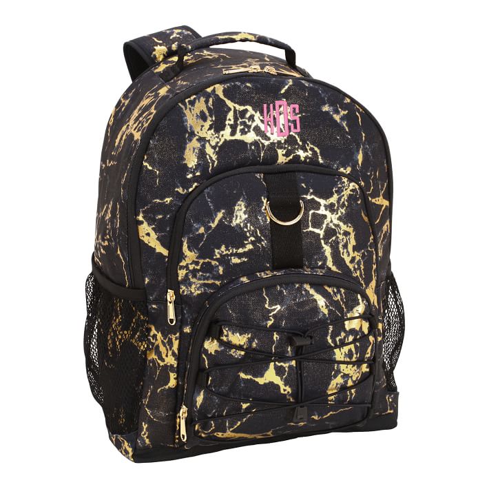 GearUp Quarry Black Gold Backpacks Pottery Barn Teen