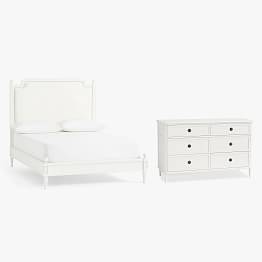 Colette Classic Bed & 6-Drawer Dresser Set