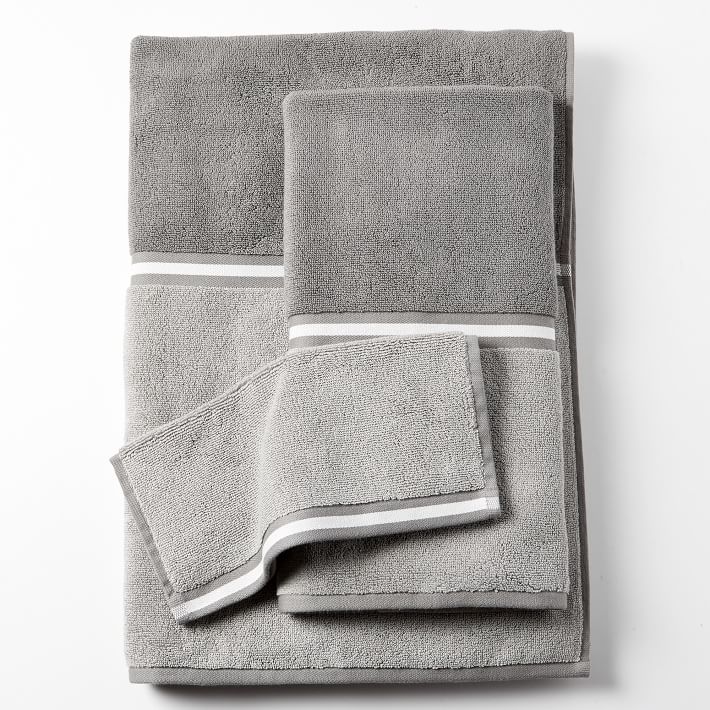 Two Toned Bath Towel | Pottery Barn Teen