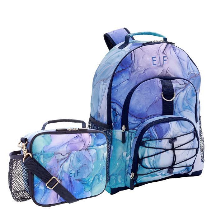 Gear-Up Glacial  Backpack &amp; Cold Pack Lunch Box Bundle, Set of 2